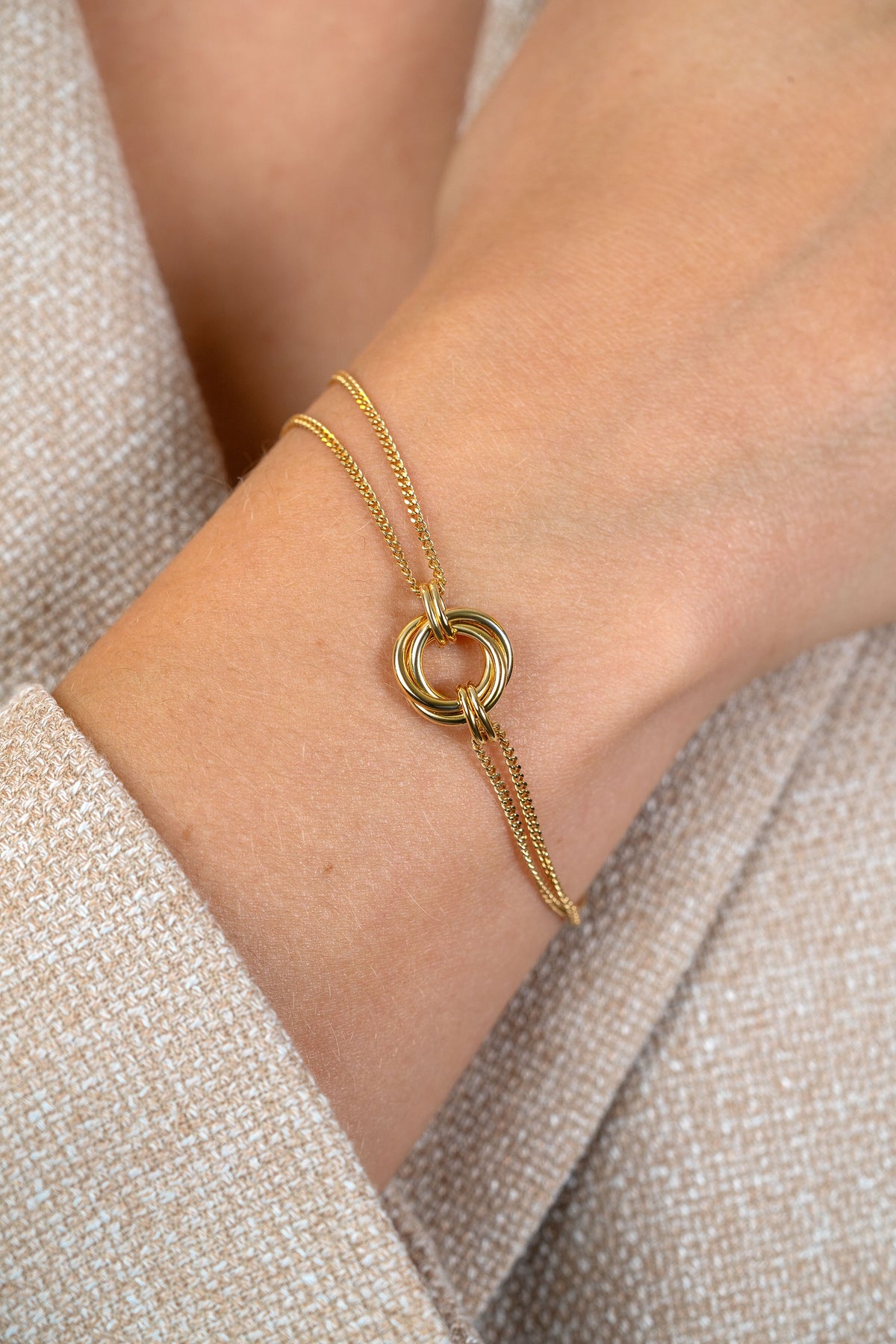 Pulsera chapado en oro ZIA2797