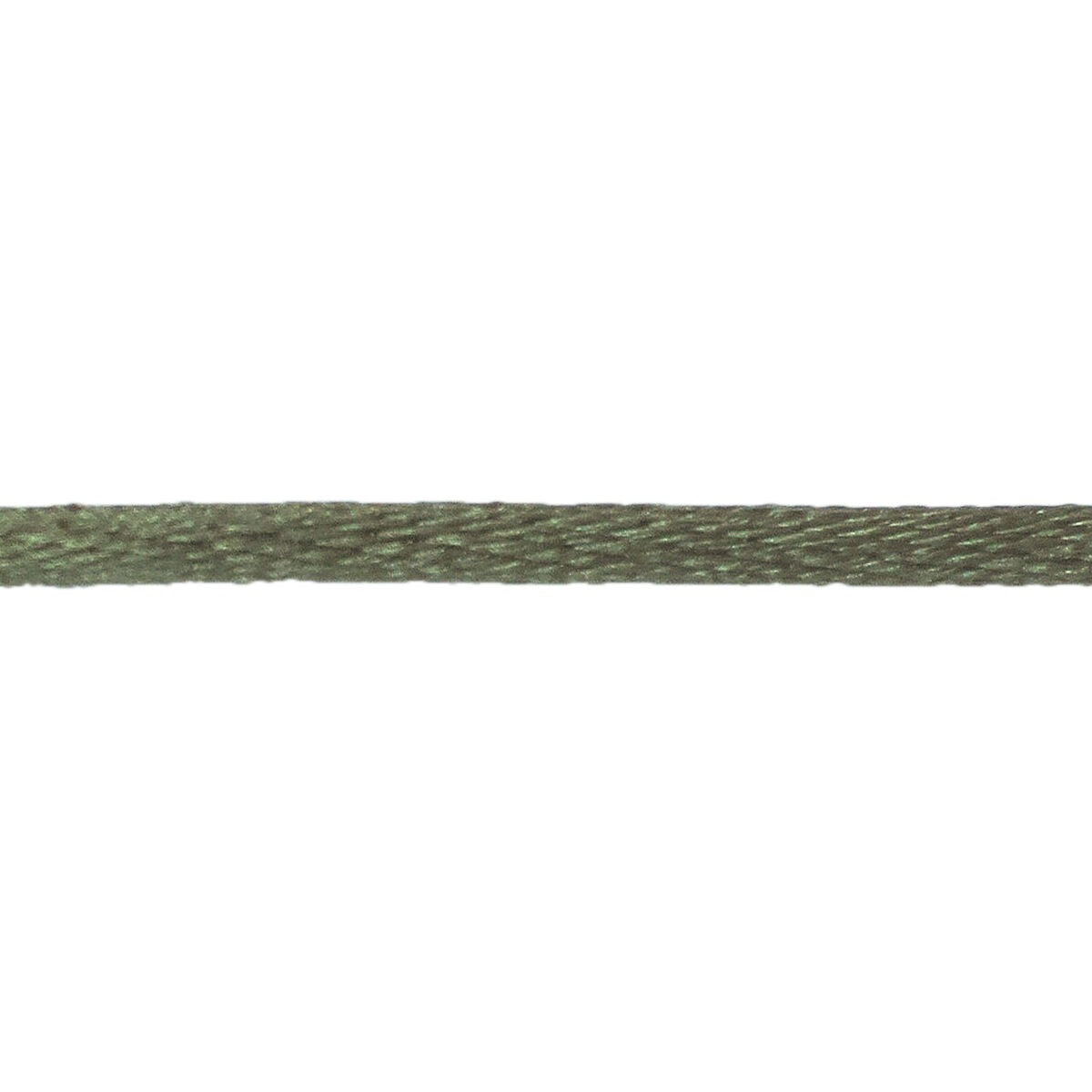 Cordón satinado verde de 38 cm para pulsera de nudos.