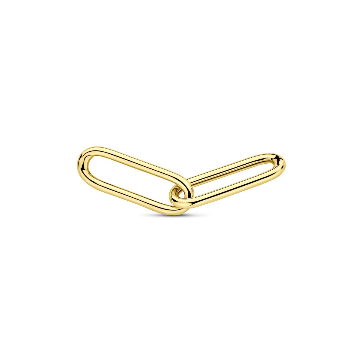 Elemento de eslabón en oro amarillo de 14k para cordón