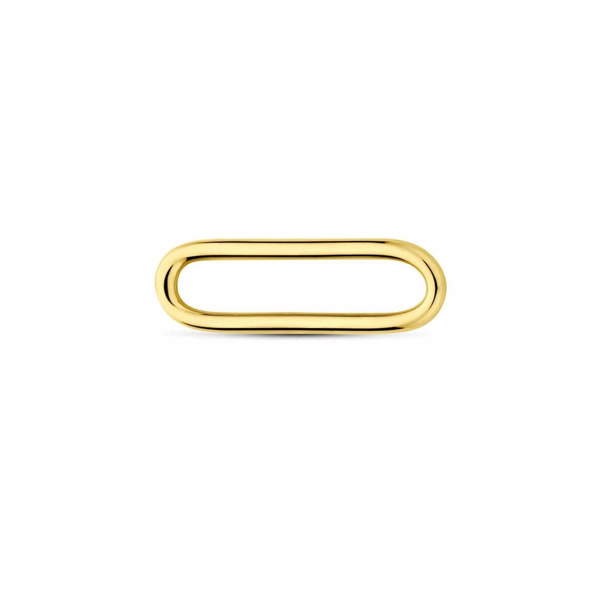 Elemento de eslabón en oro amarillo de 14k para cordón