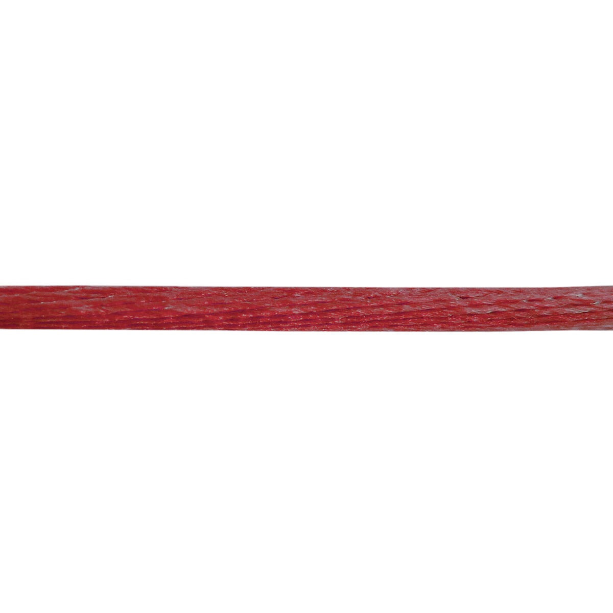 Pulsera de cordón satinado rojo.