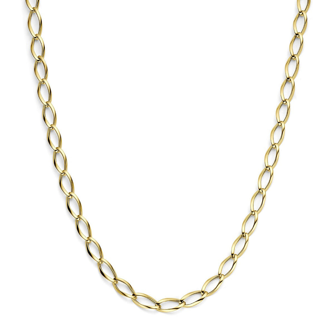 9k Geelgouden anker collier