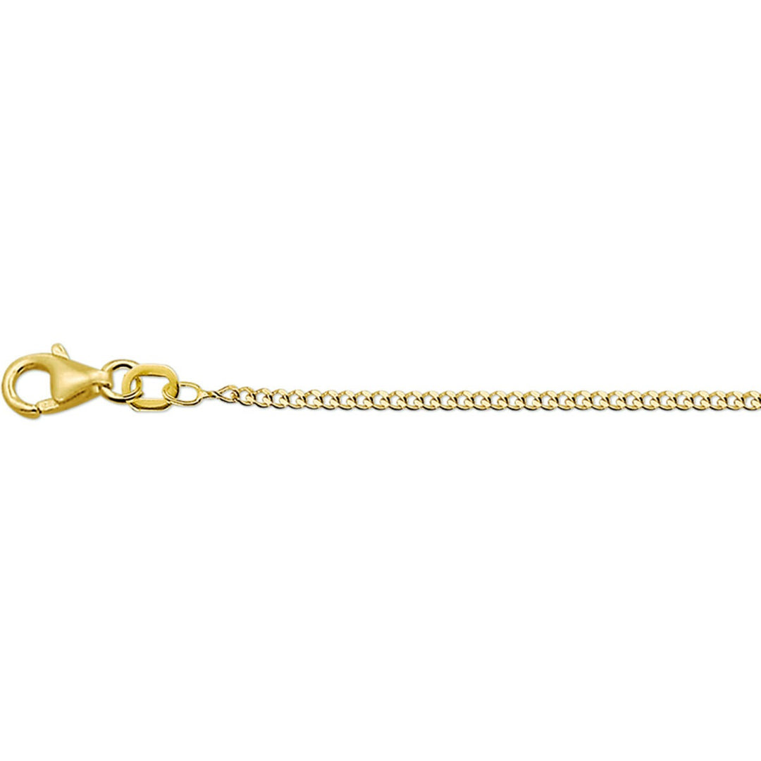 14k Geelgouden gourmette armband 1.4mm – Unisex