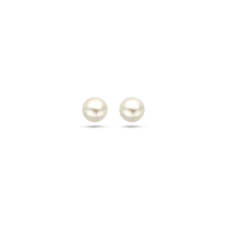 Gouden oorknoppen met parel – 9k 4,5 mm
