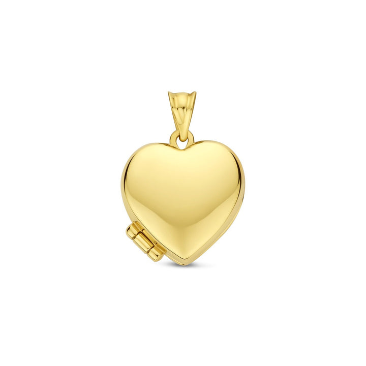 14k Geelgouden Hartjes Medaillon 15 mm