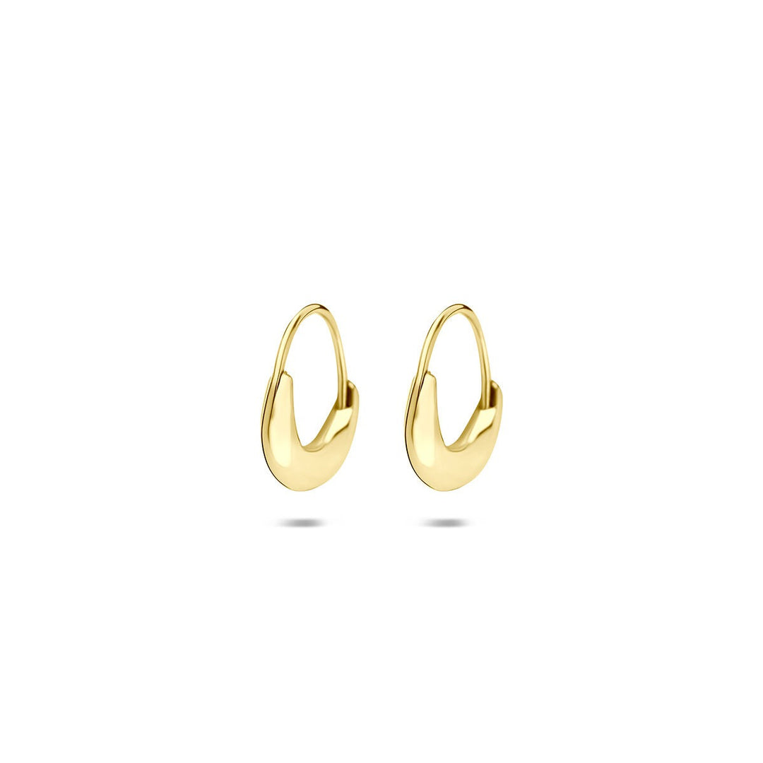 9k Geelgouden klapoorringen