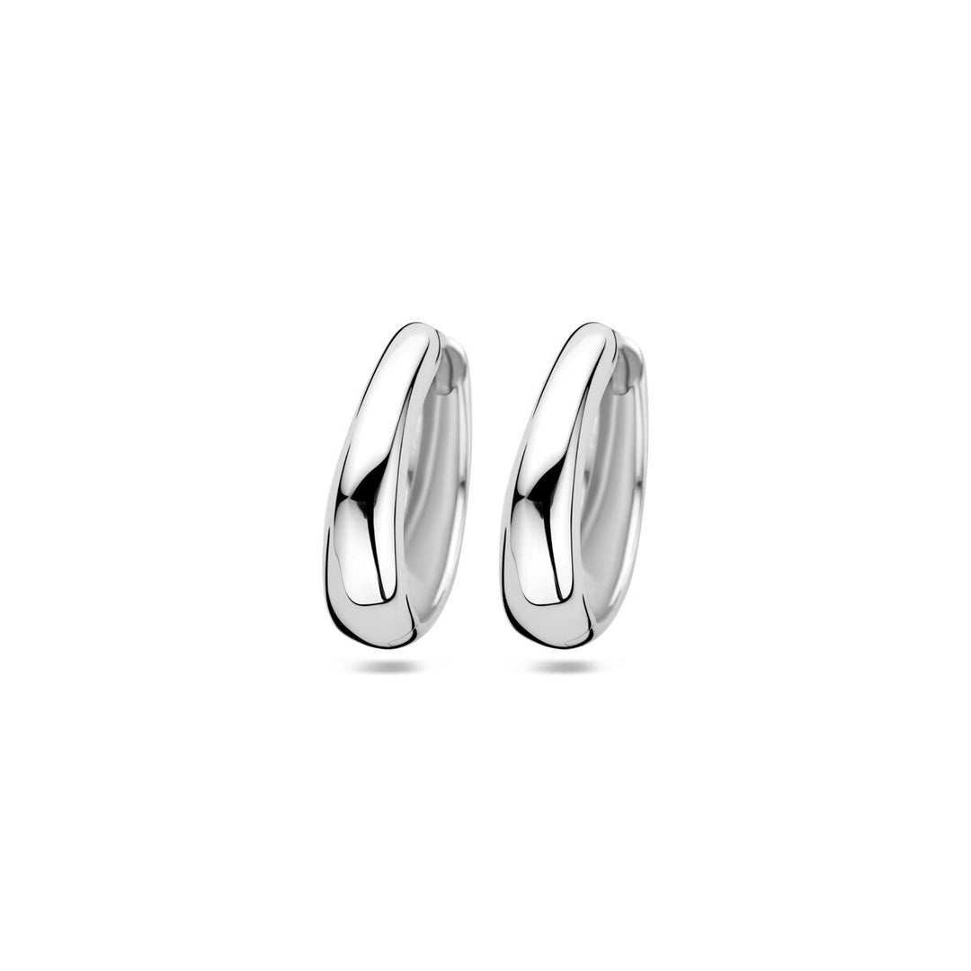 Zilveren oorringen dames – gerhodineerd 925 zilver, 16,5 mm