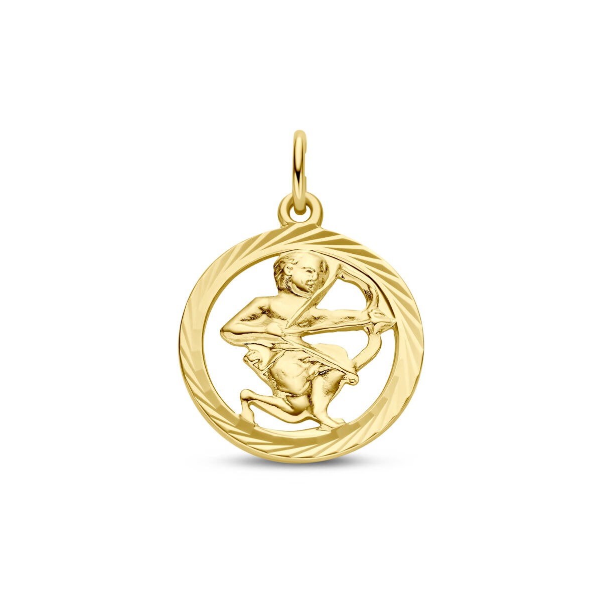 9k Geelgouden sterrenbeeld hanger