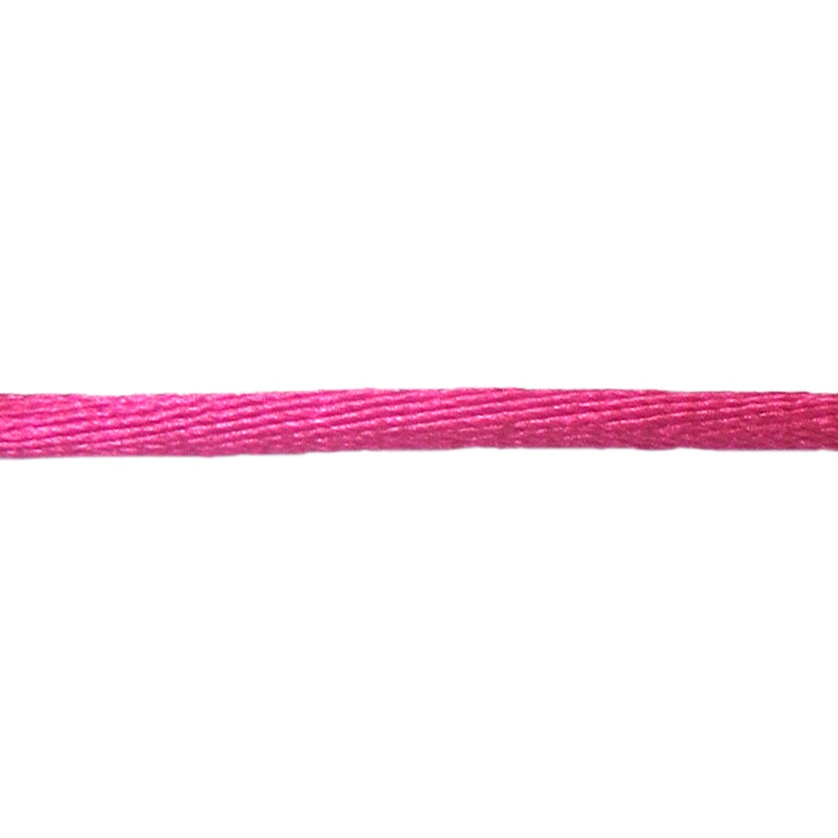 Cordón de satén morado de 38 cm para pulsera de nudos.