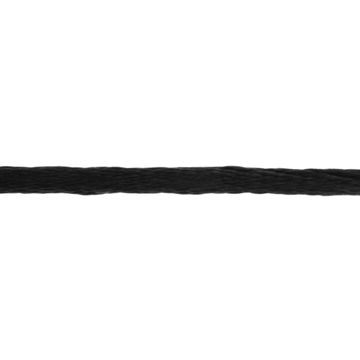 Cordón satinado negro de 38 cm para pulsera de nudos.