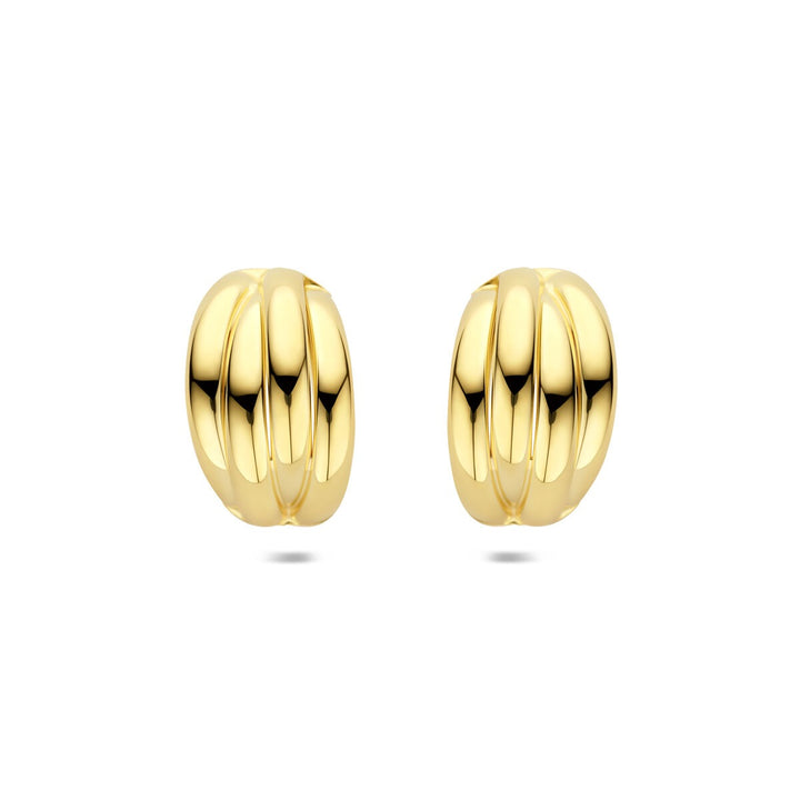 Verguld zilveren stekeroorringen – tijdloze elegantie met een gouden glans