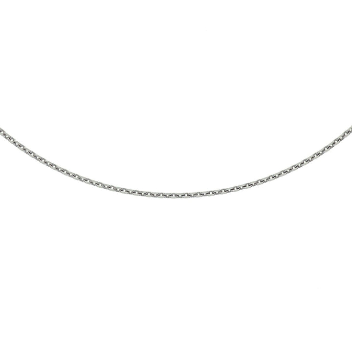 Zilveren anker collier – gerhodineerd 925 zilver