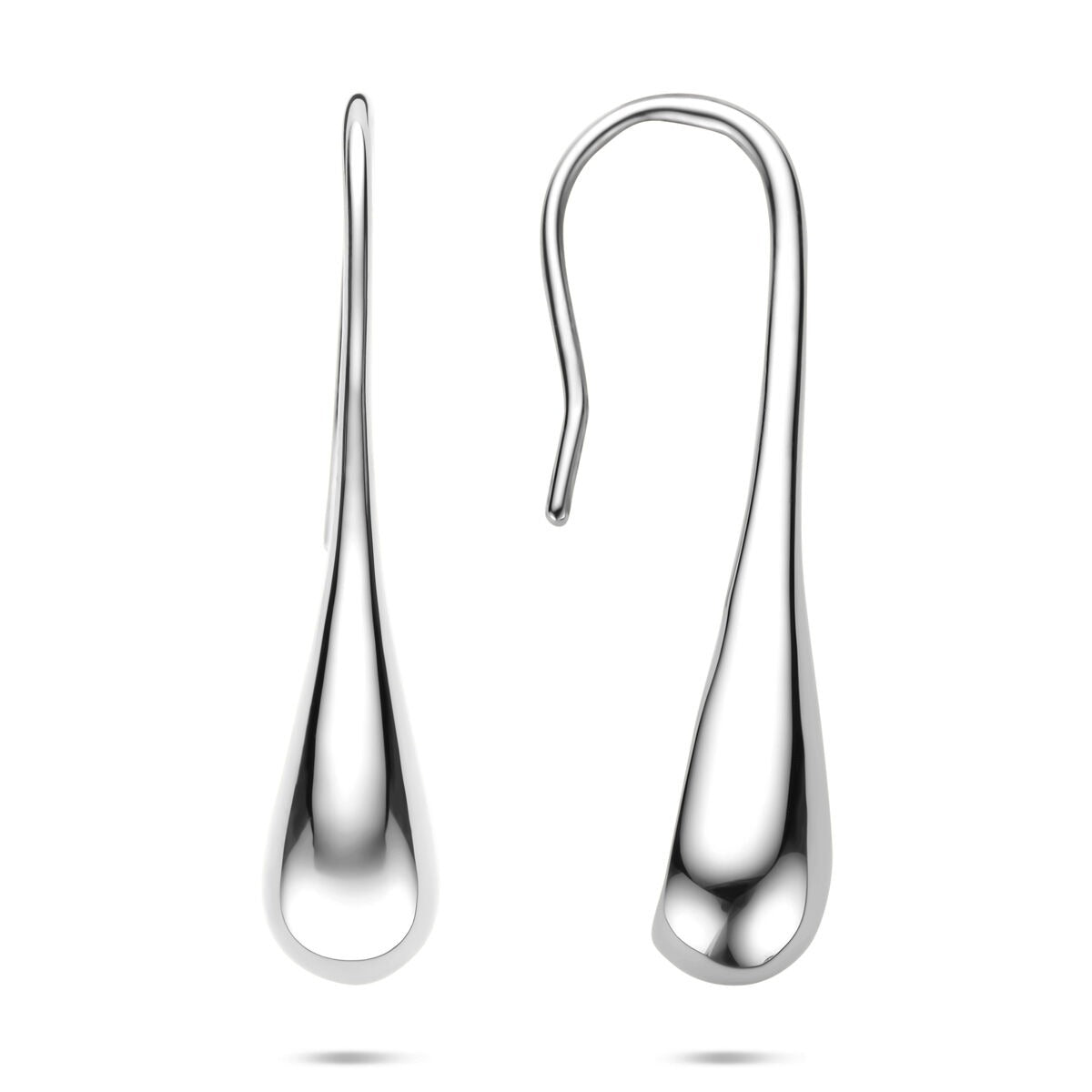 Pendientes de plata con gancho francés – plata 925 rodiada