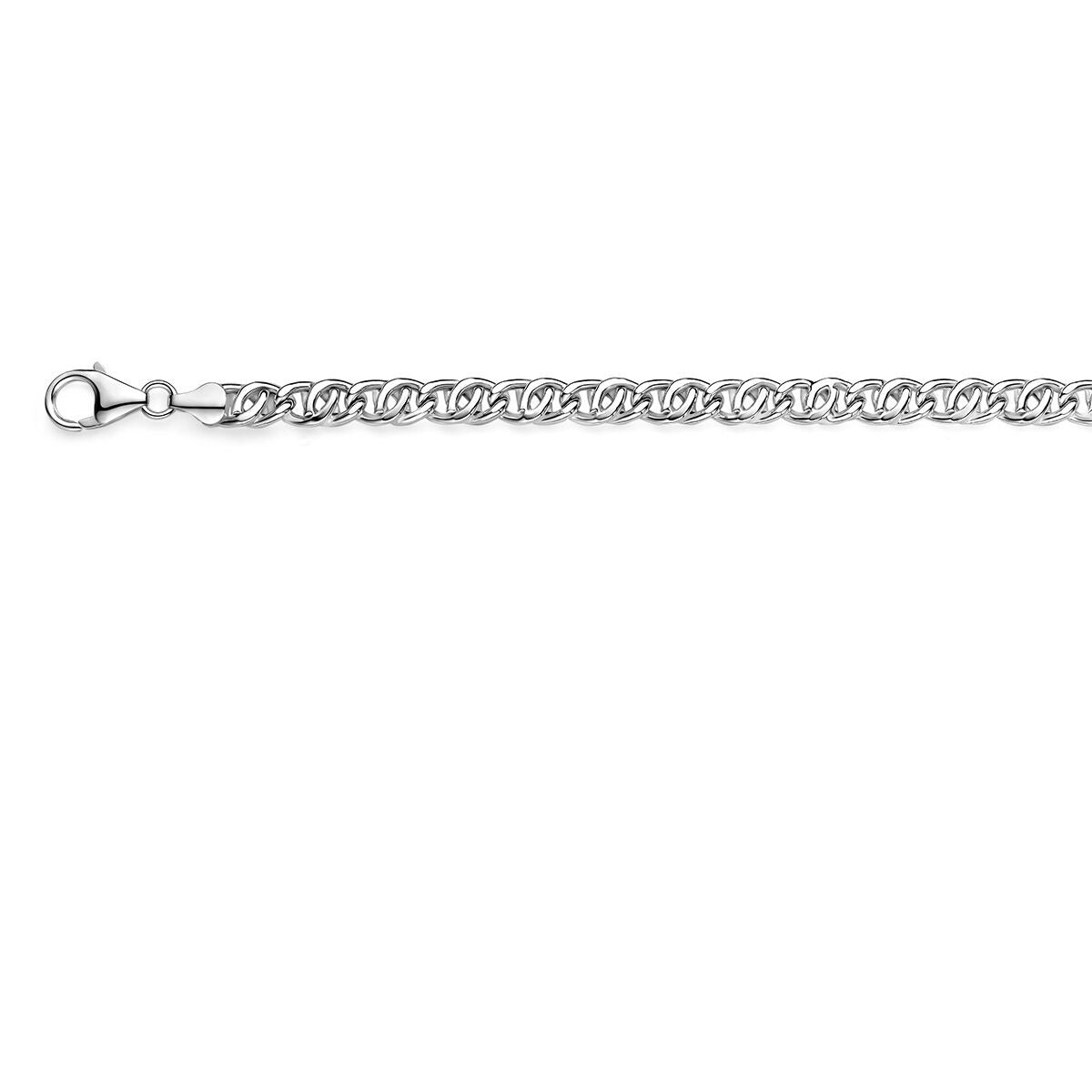 Cadena bizantina de plata 925 para hombre de 6,4 mm.
