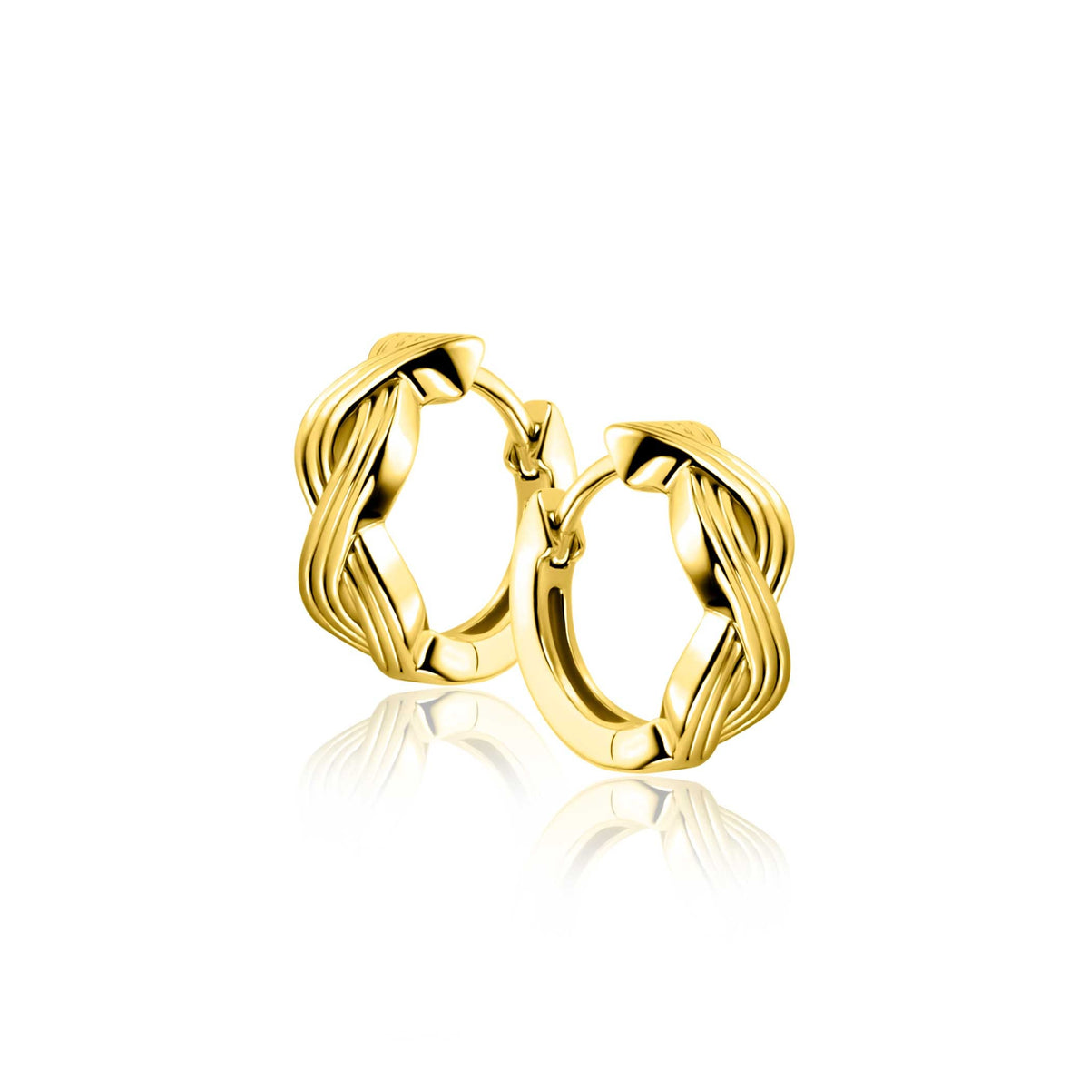 Zinzi Pendientes Plata chapado en oro ZIO2684