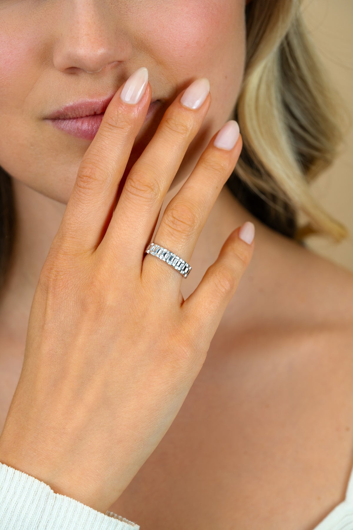 Anillo Zinzi Plata ZIR2736