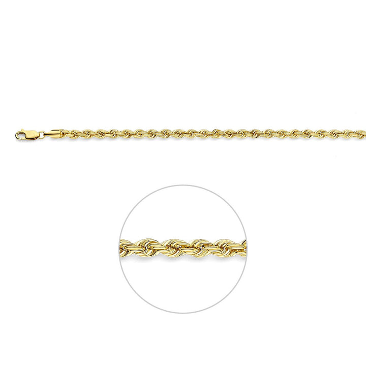 14k Geelgouden koordketting