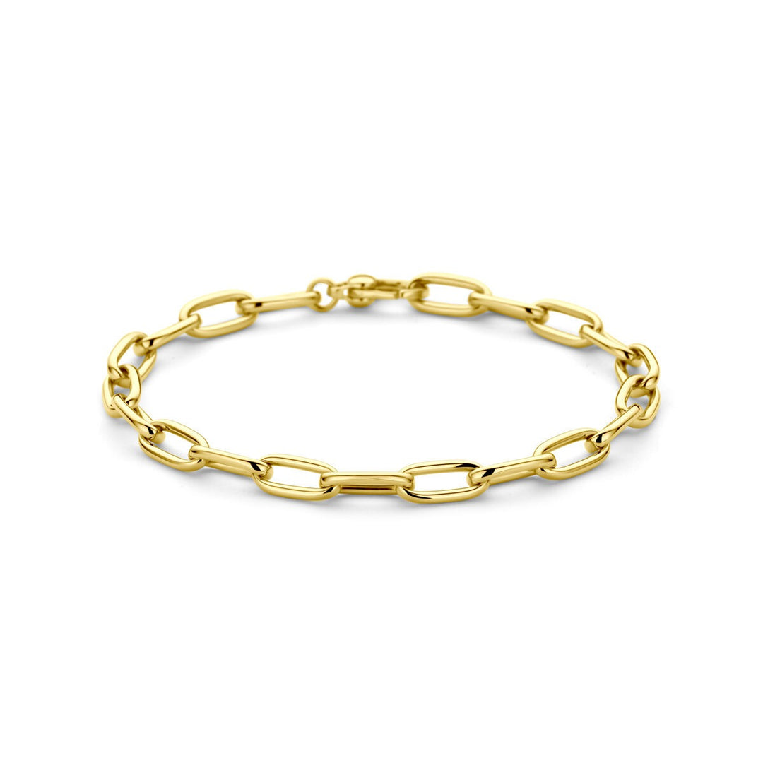 14k Geelgouden armband met draadschakels – 5.5 mm