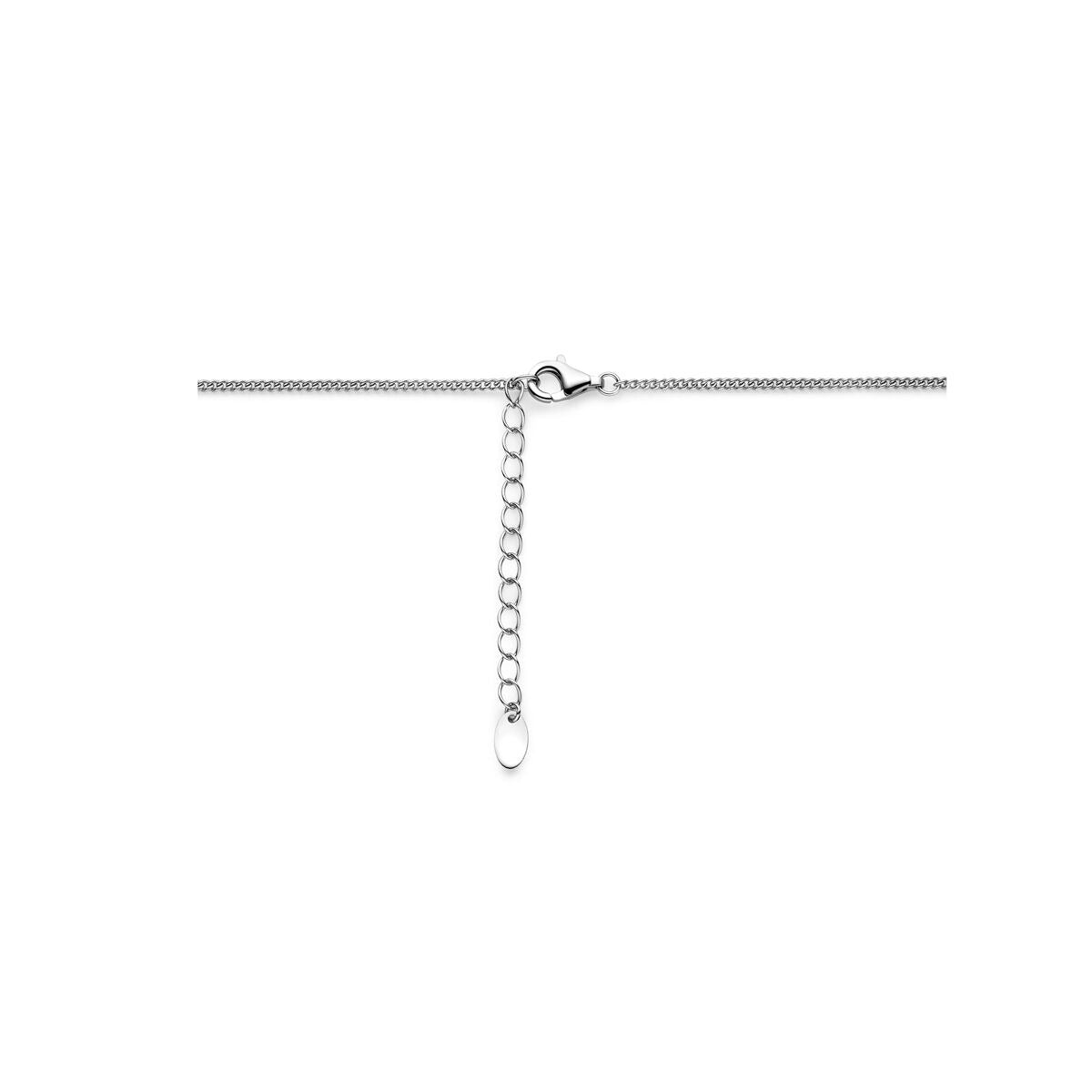 Collar de plata de mujer – collar rodiado con perlas