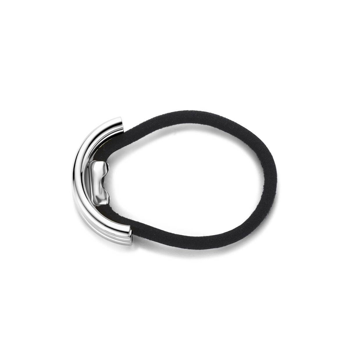 Brazalete de pelo de acero color plata – 12x34 mm