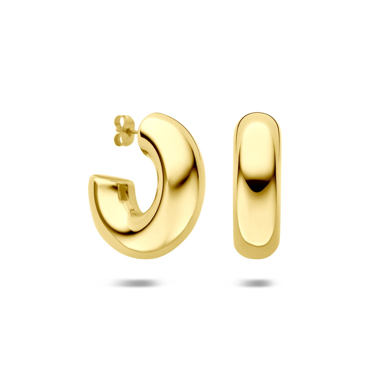 Aros de acero amarillo PVD – 31x10mm