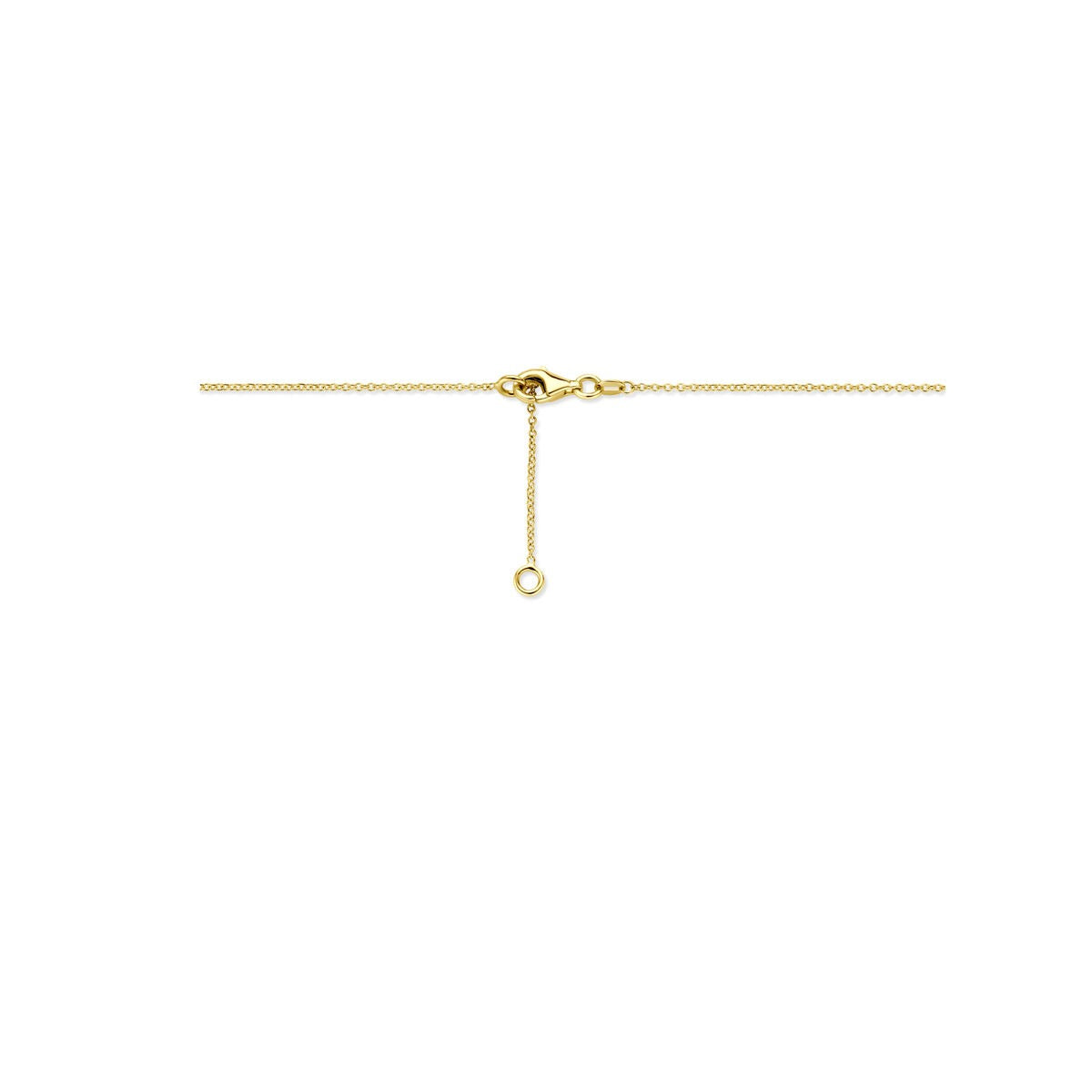 collar de bolitas de oro amarillo de mujer