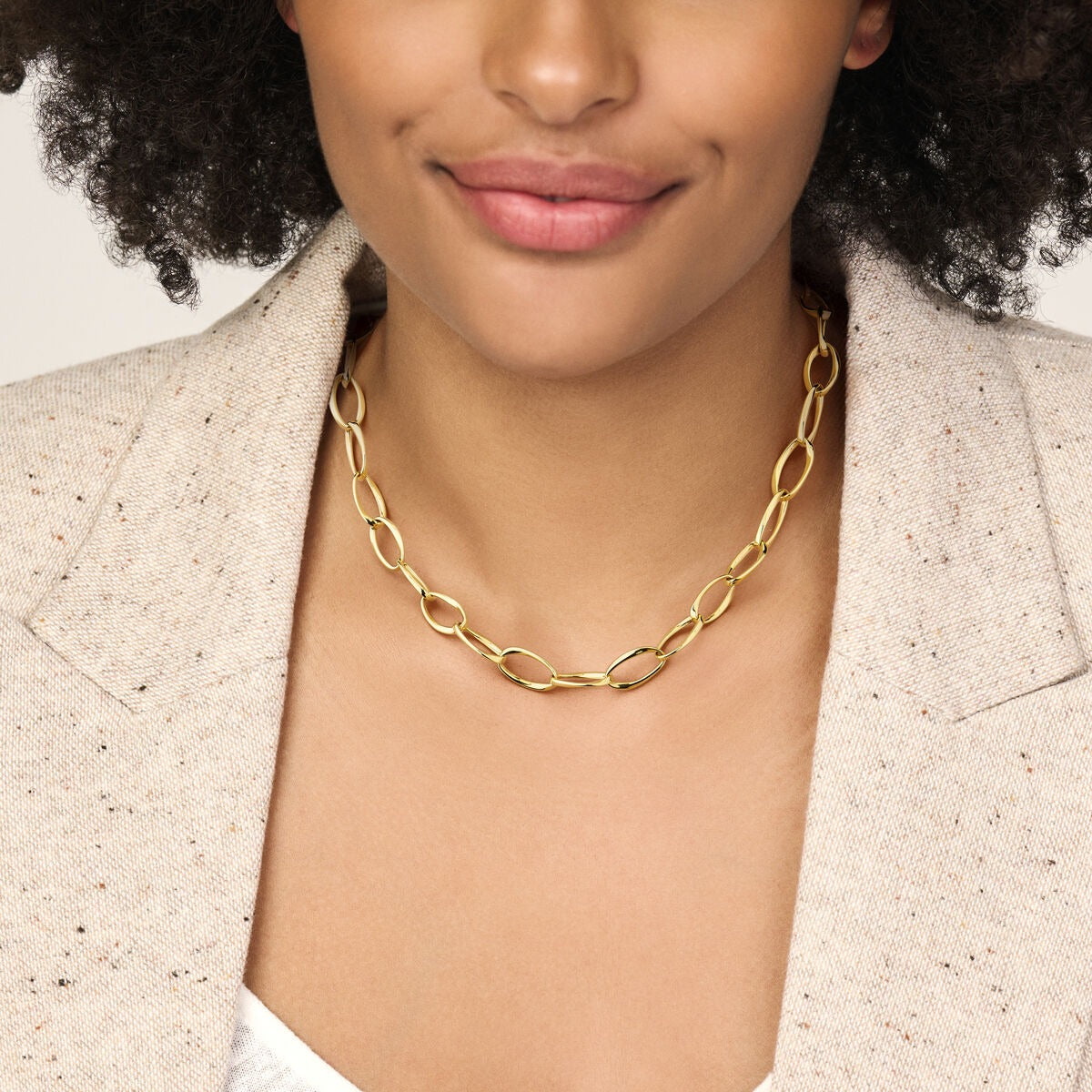 Collar de oro 14k – 10,5 mm eslabones