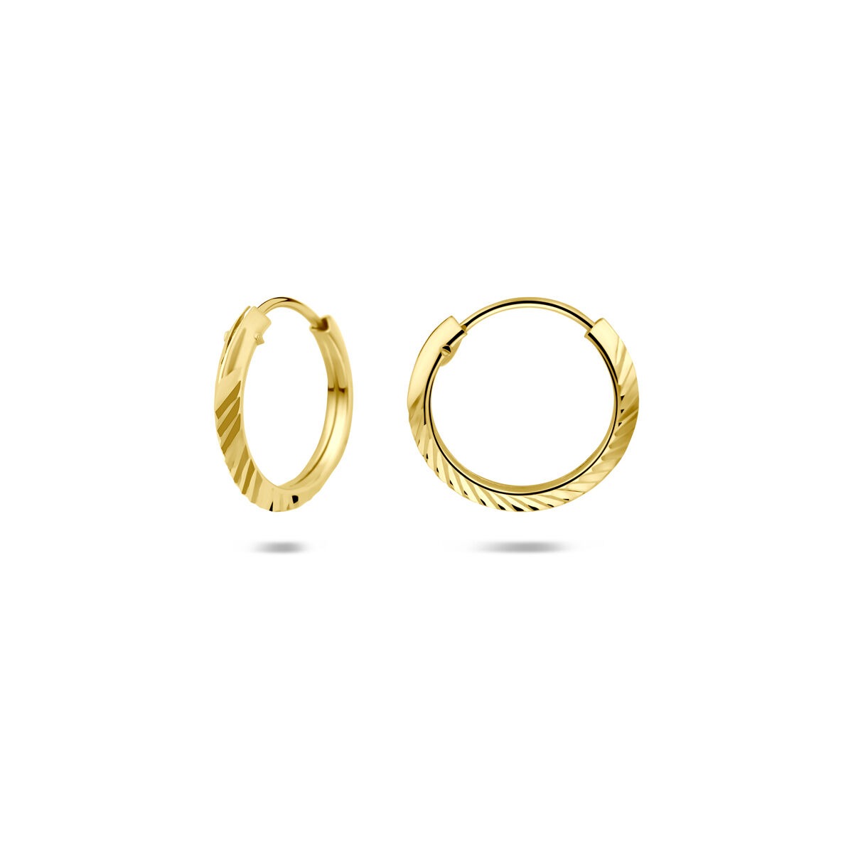Aros de oro 14k con cierre de bisagra – 1,5 mm