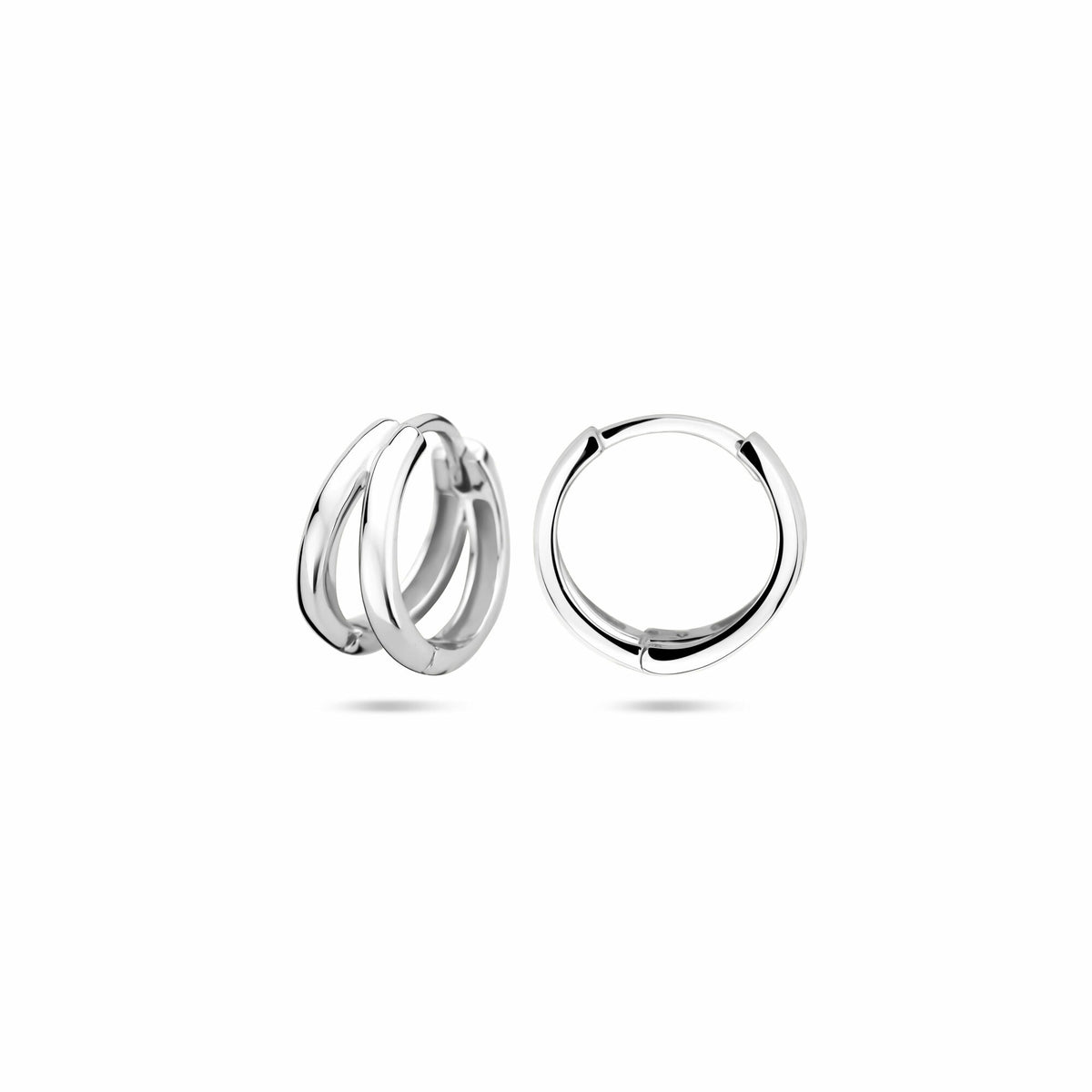 Aros de mujer - plata 925 rodiada