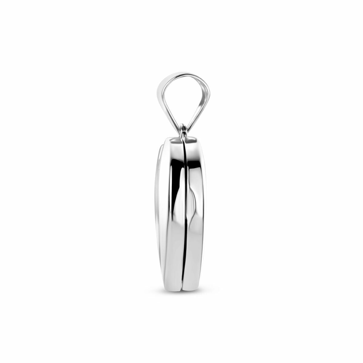 Medaillon de plata en forma de corazón 15,5 mm