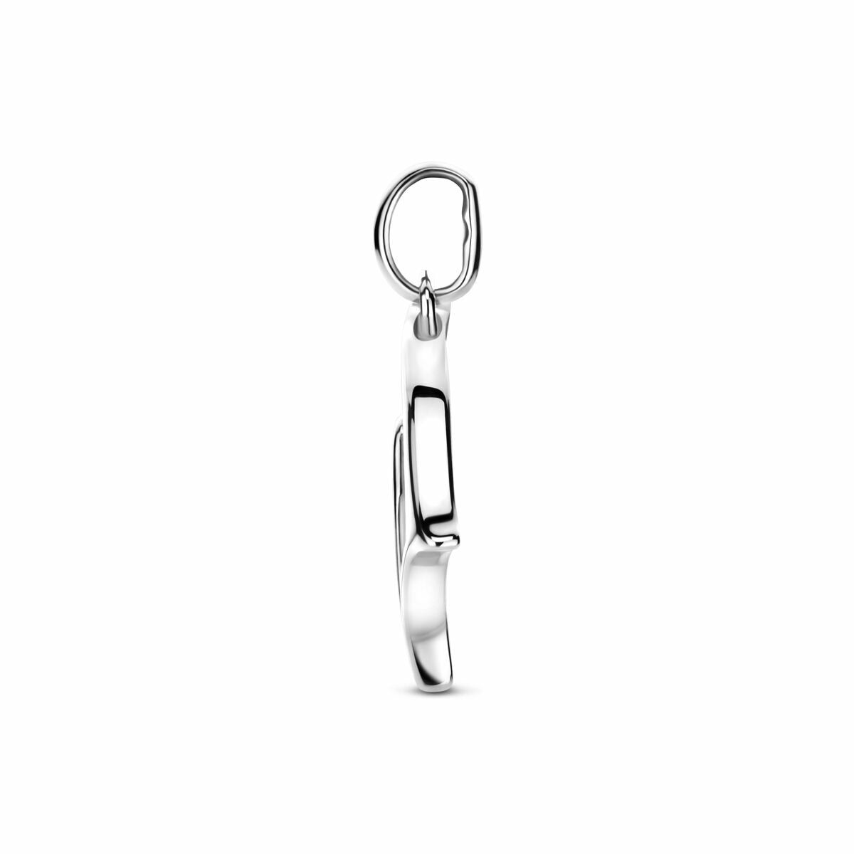 Colgante de caballo en plata – rodiado 925 plata 20 mm