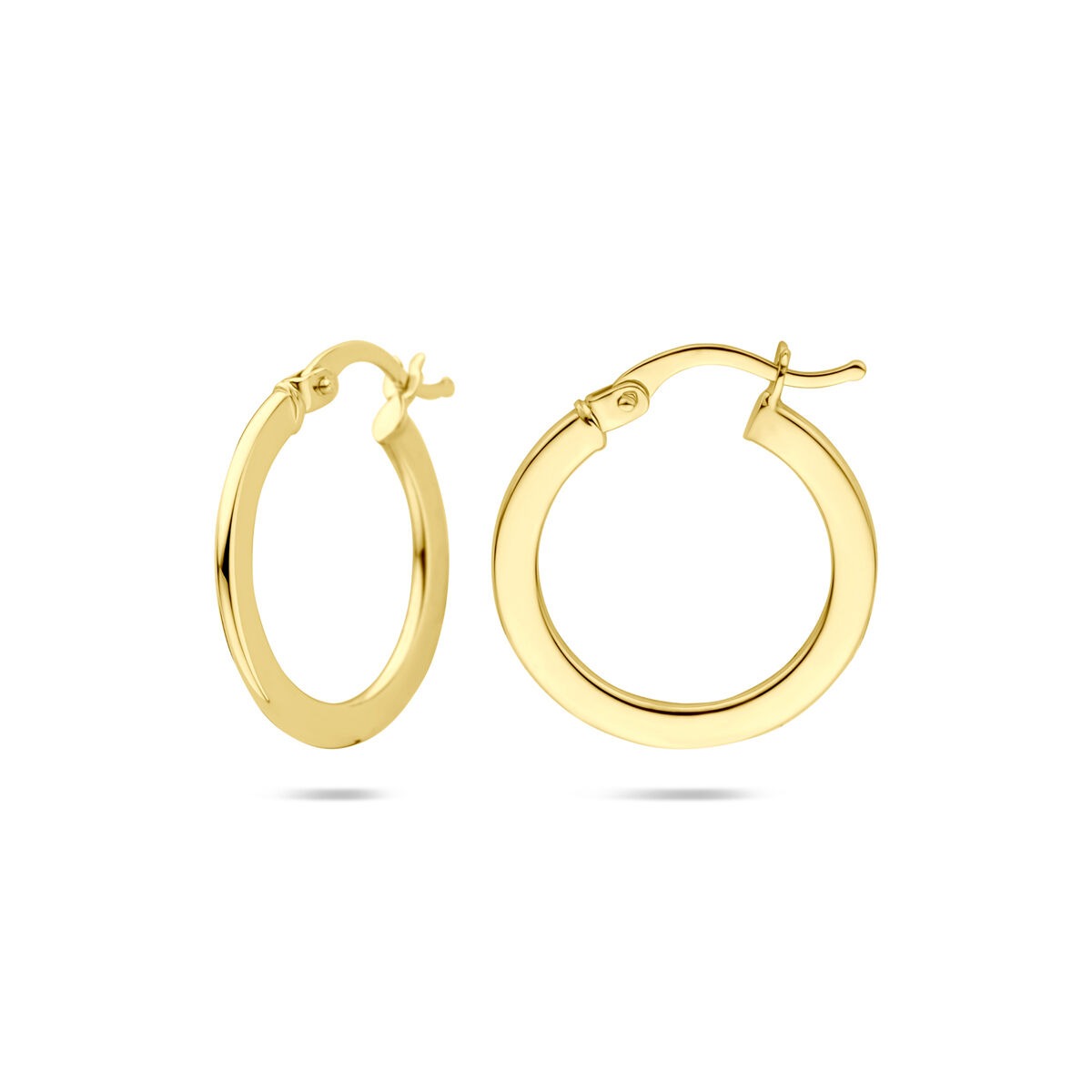 Aros de oro amarillo – 21 x 1 mm