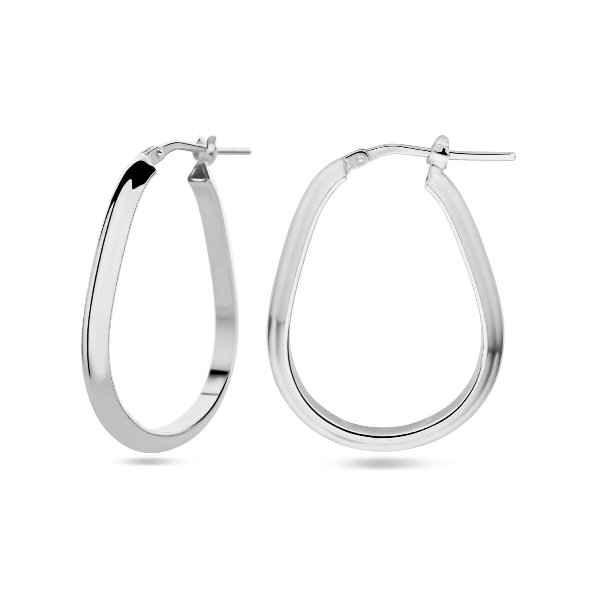 Aros de plata 925 rodiados