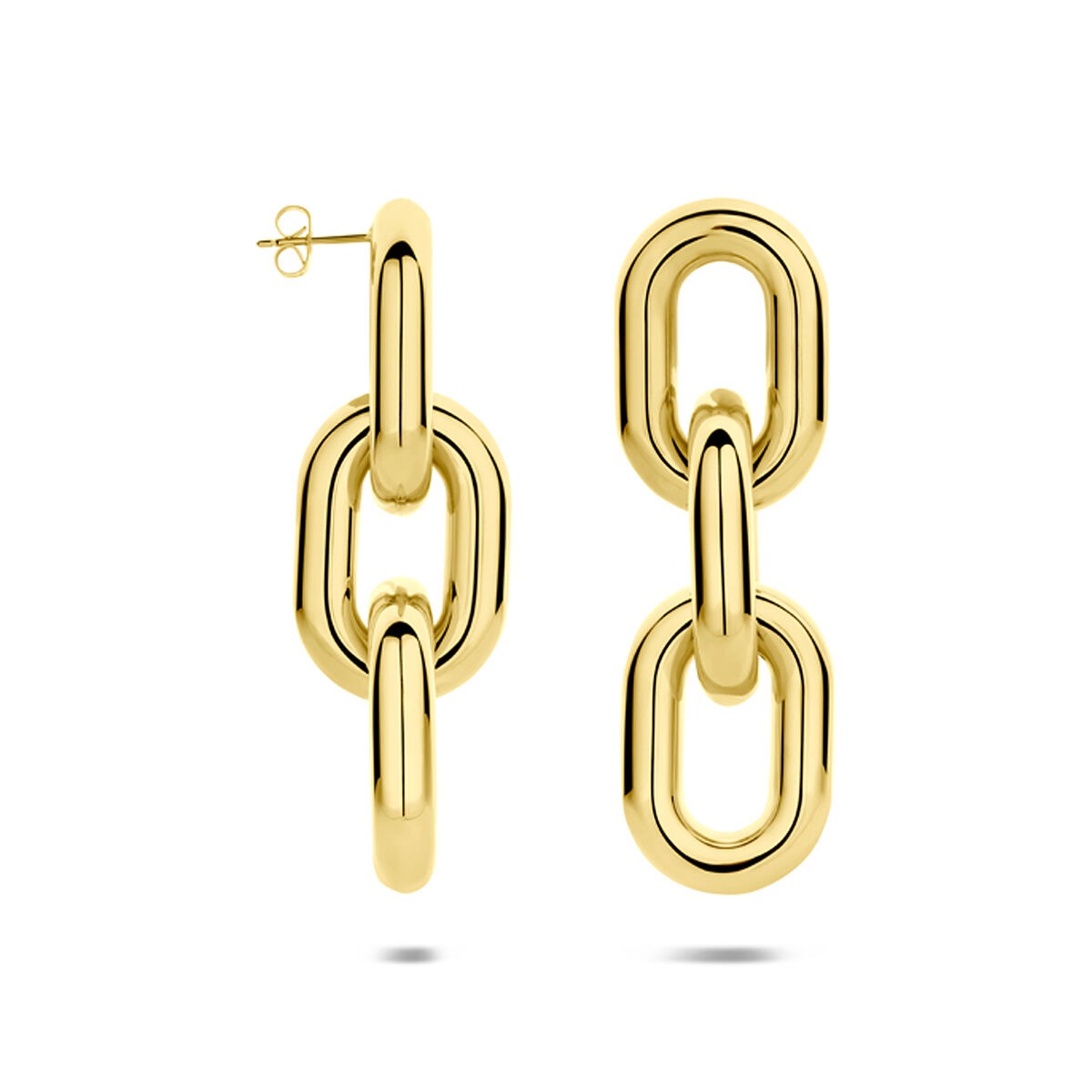 Aros de acero color oro 65mm