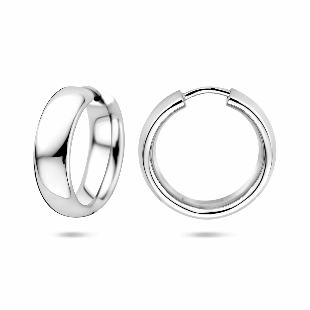 Aros de plata - rodiado plata 925 20 mm
