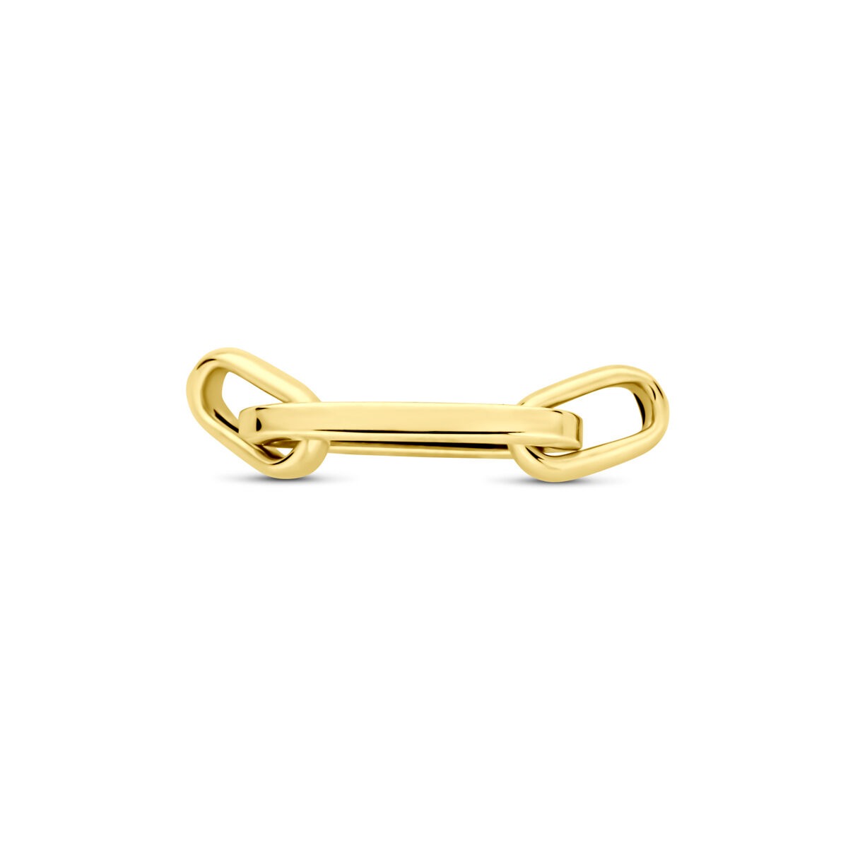 Elemento de eslabón en oro amarillo de 14k para cordón