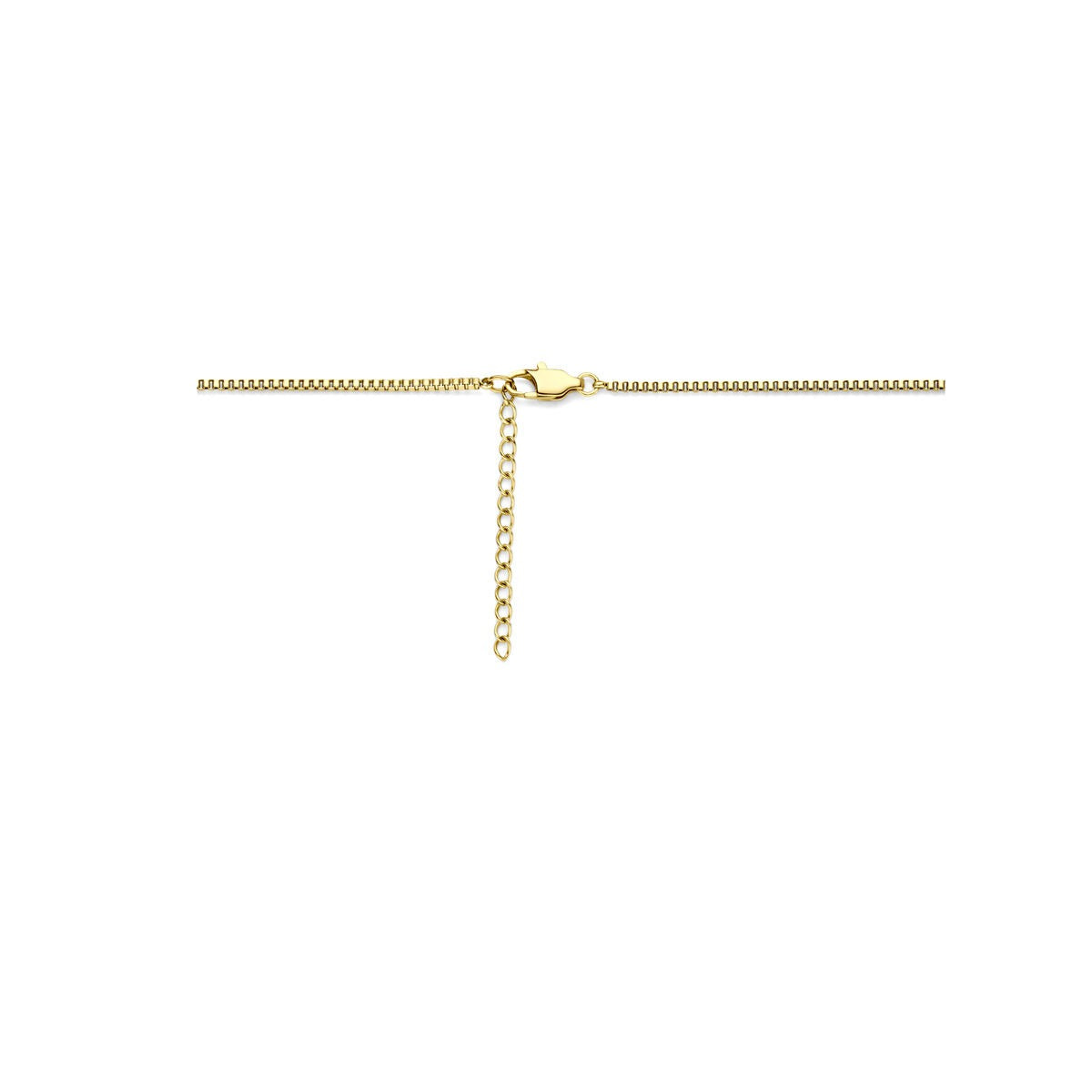 Collar de mujer de acero con chapado en oro amarillo