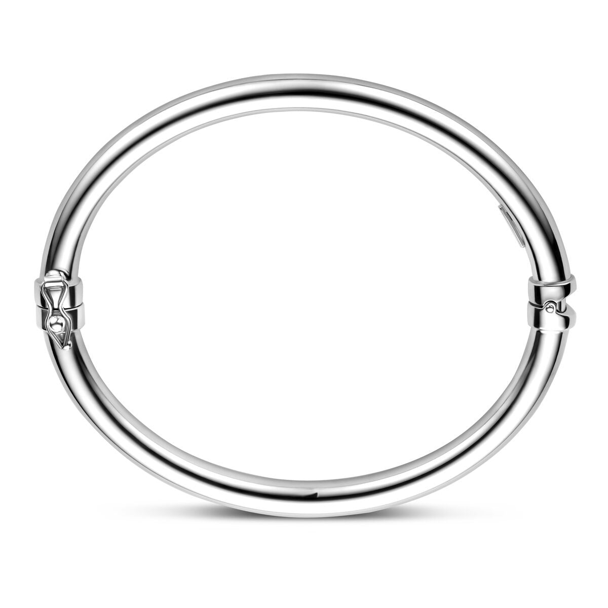 Pulsera de mujer de plata rodiada