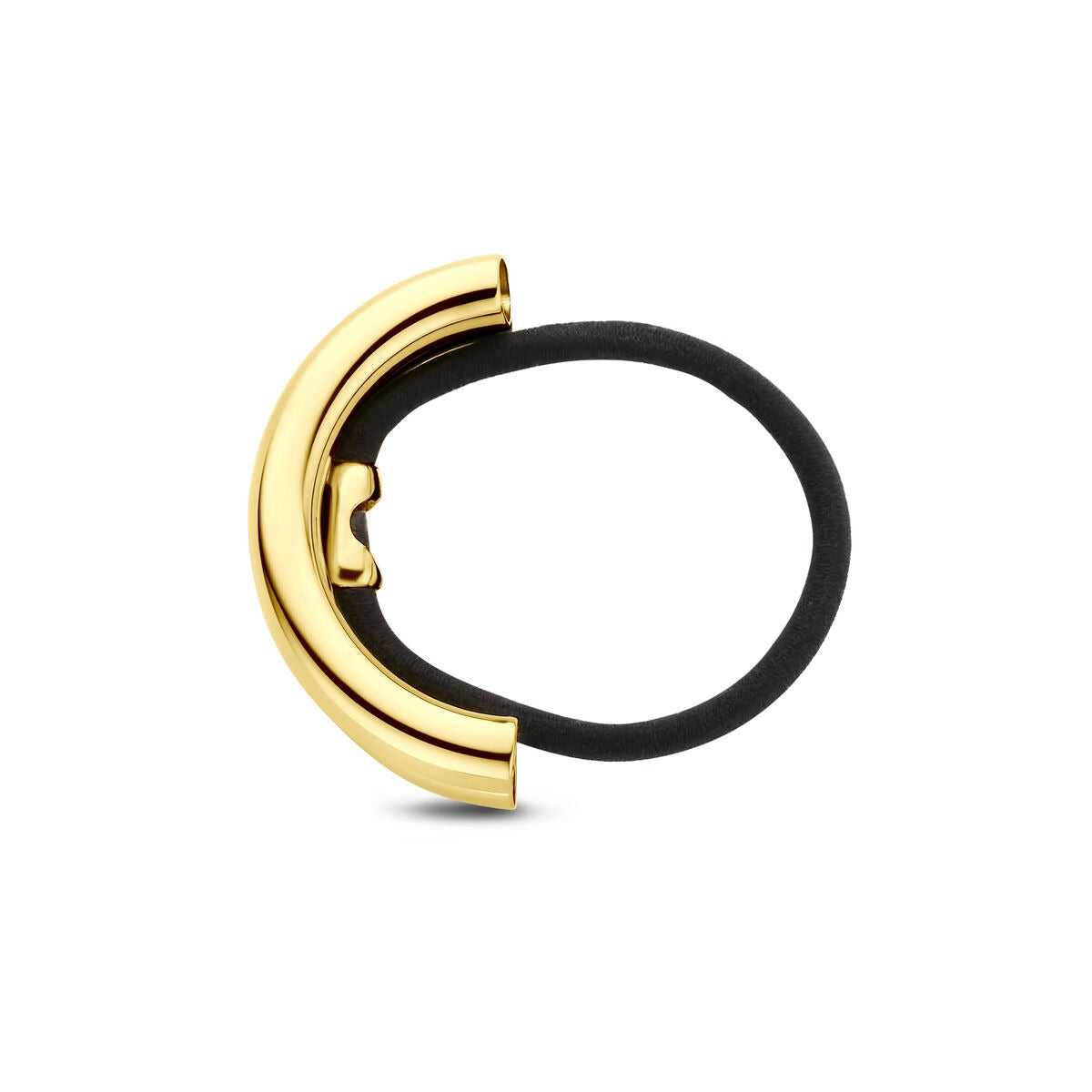 Brazalete de acero con chapado en oro – 17 x 53 mm
