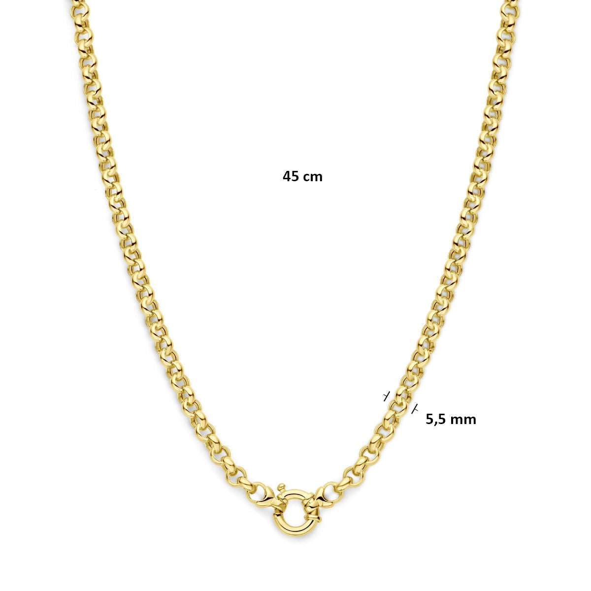 Collar de oro – 14k, 5.5 mm