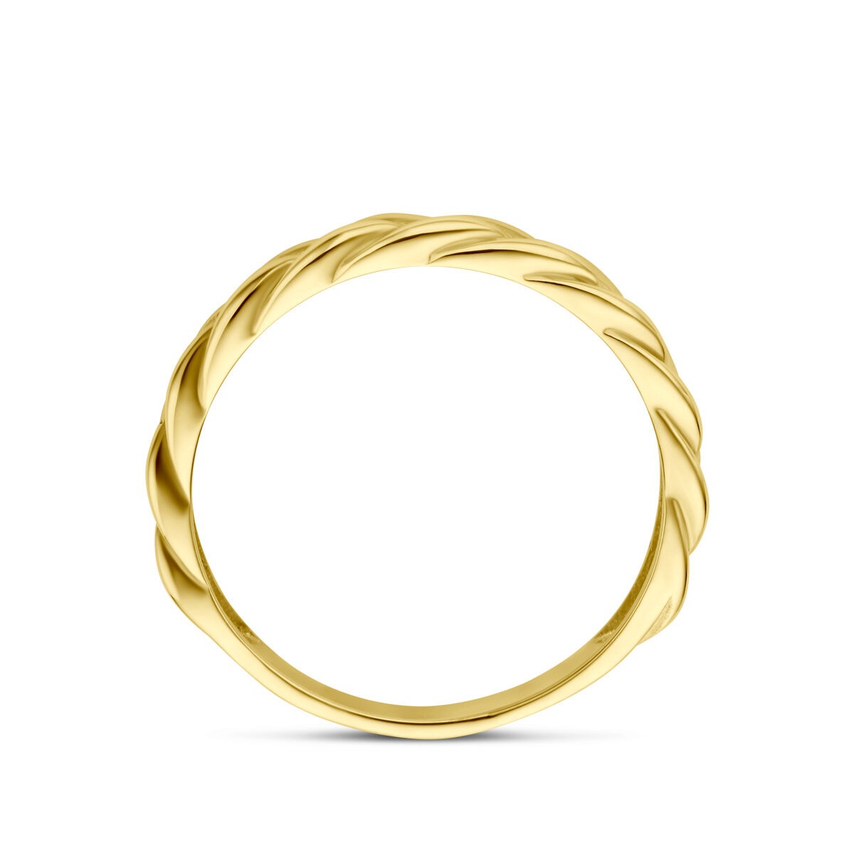 anillo de mujer chapado en oro amarillo – elegante y atemporal