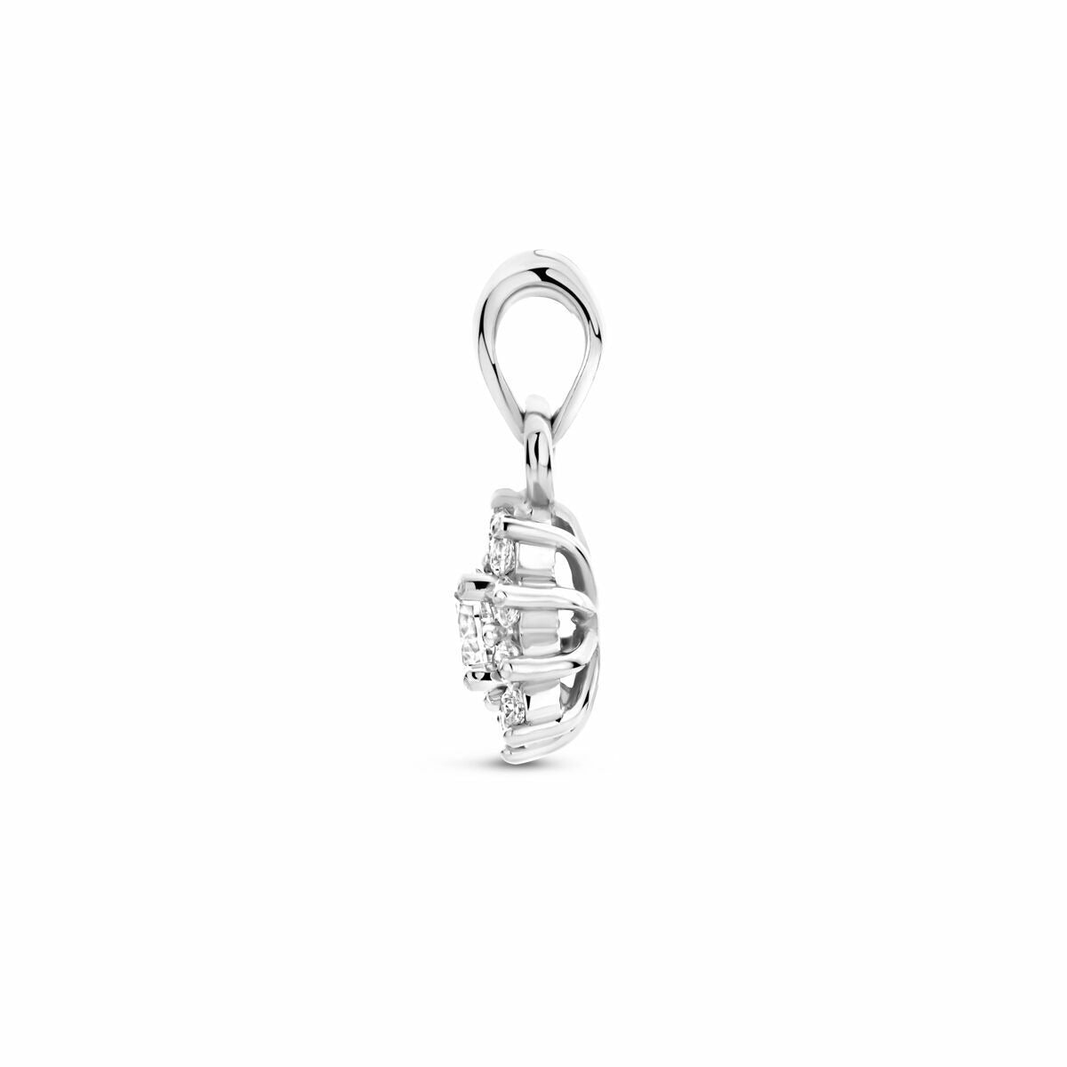 Colgante de plata 925 rodiada con circonitas para de mujer