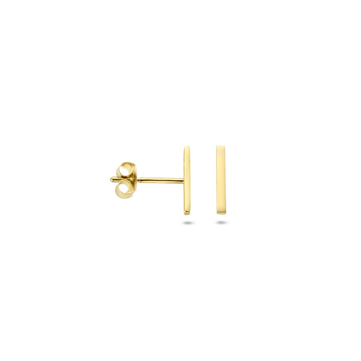 Pendientes de botón de oro – 14k