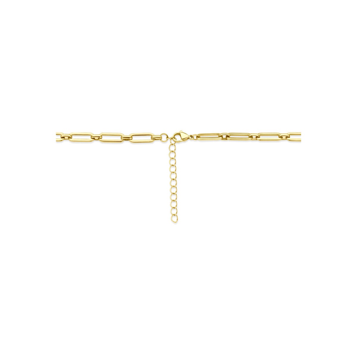 Collar de mujer de acero con chapado en oro – 40 a 45 cm