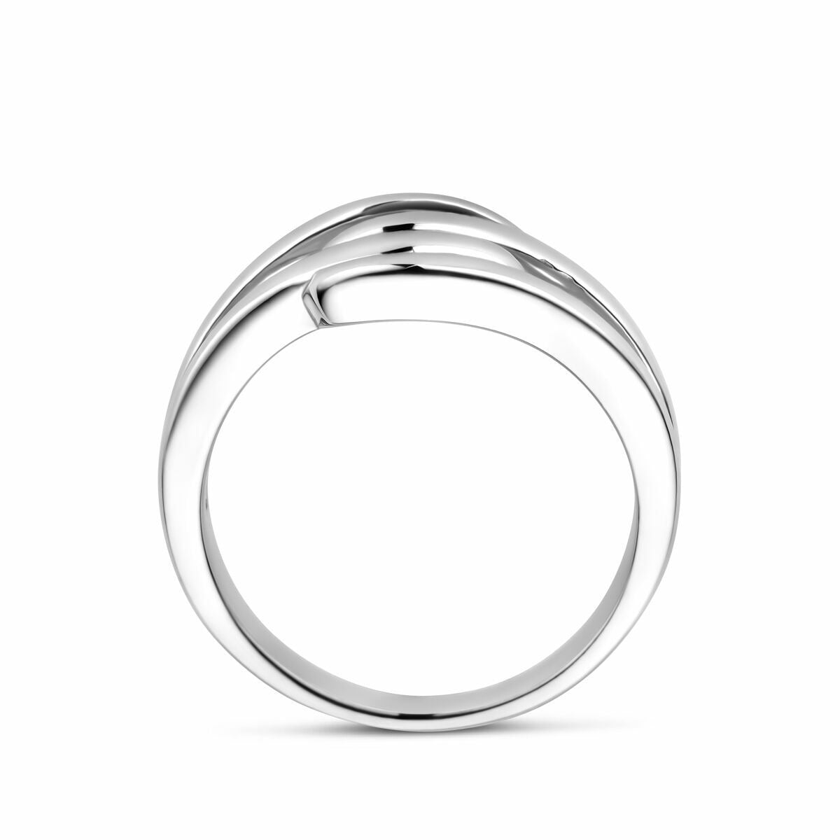Anillo de mujer en plata 925 rodiada