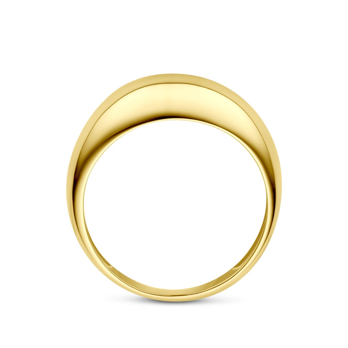 anillo de mujer de oro amarillo de 14k