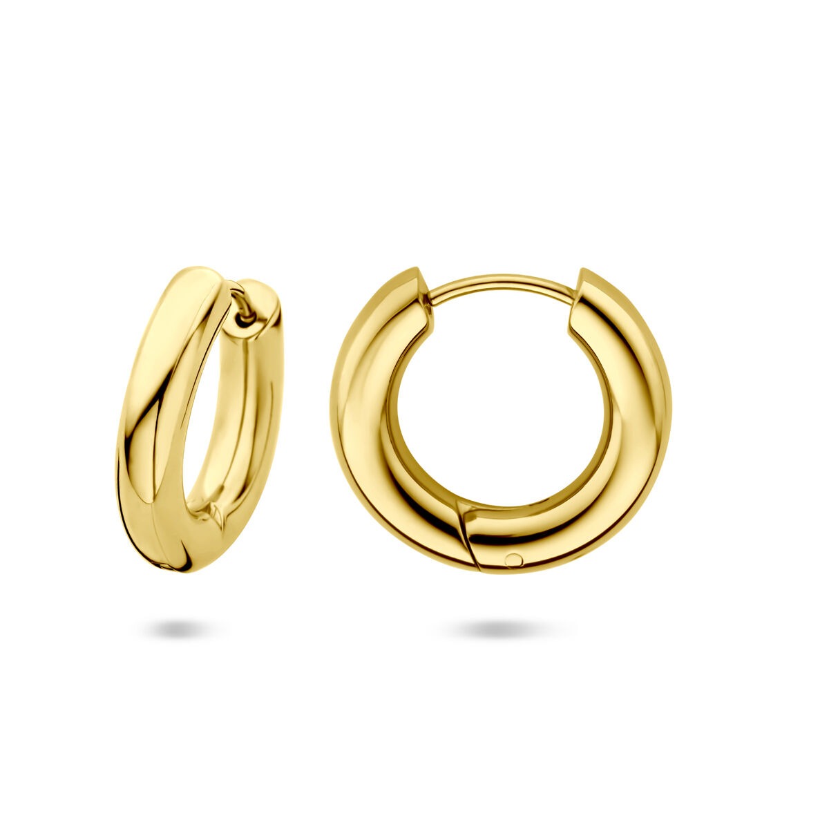 Aros de acero color oro 20x4mm