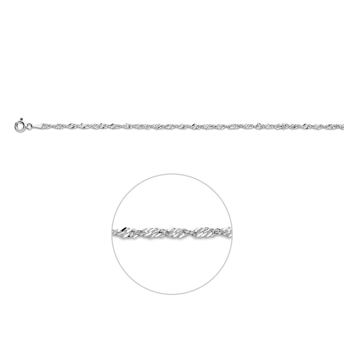 Anillo de plata con eslabones de Singapur - elegante detalle veraniego