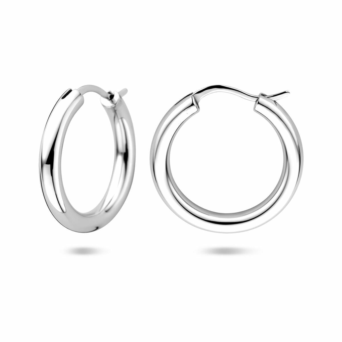 Aros de plata 925 rodiados – 11 mm