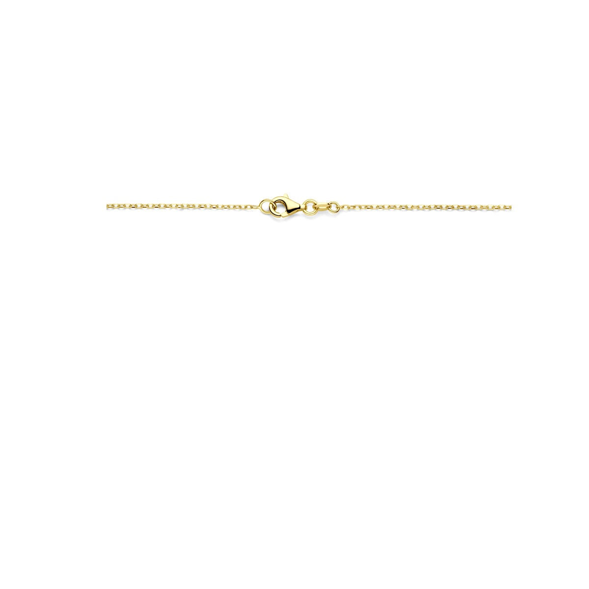 Collar de mujer en oro amarillo de 14k con eslabones finos – 43 cm